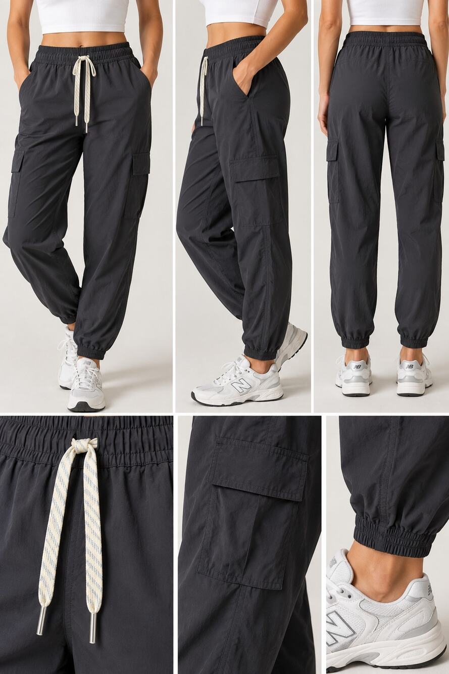 Vuori Women’s Black Scout Jogger / Cargo Jogger, Size XS.